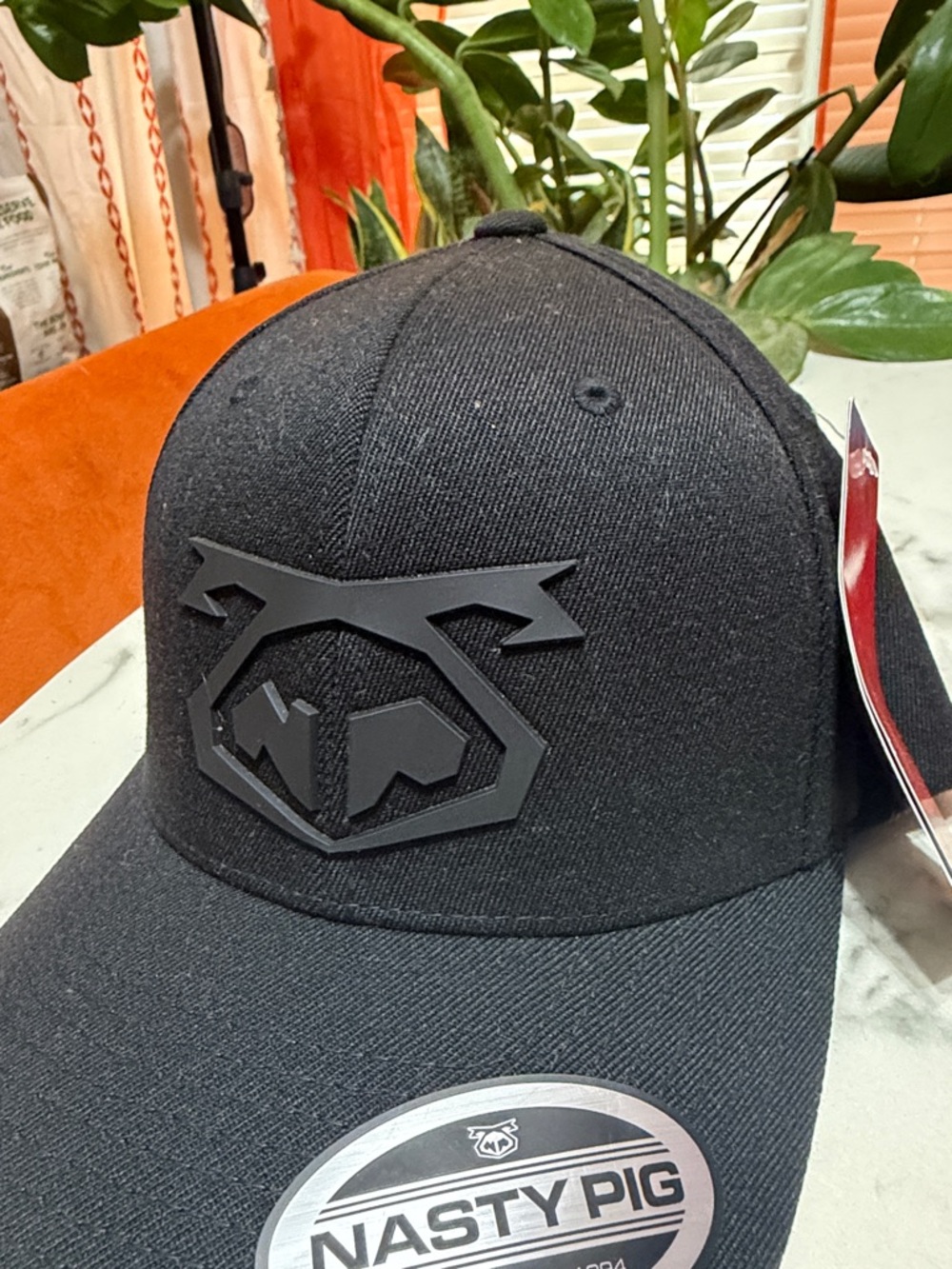 Nasty Pig Black Raised Logo Cap